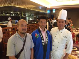 平賀料理長と四川名店の料理長