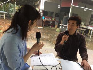 FM宮崎 JOYFMの取材