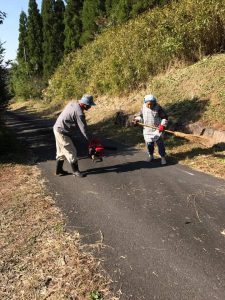 大八重公民館の奉仕作業