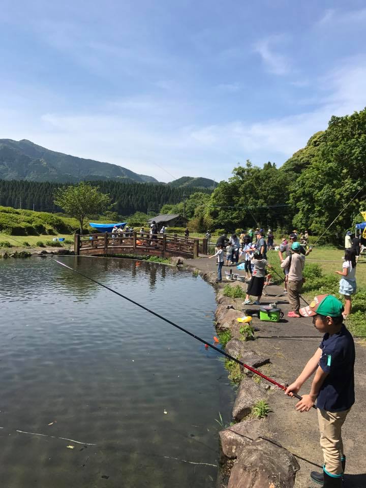 三股町ヤマメ釣り大会