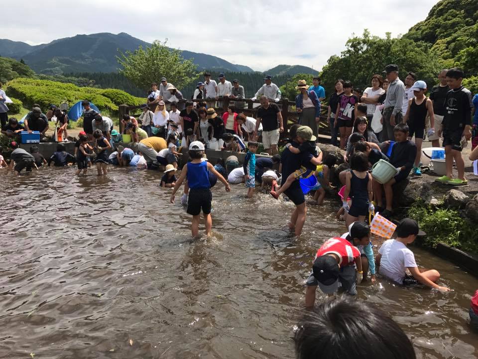 三股町ヤマメ釣り大会2日目（最終日）