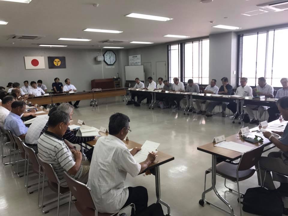 三股町自治公民館長会議と行政事務連絡員会議