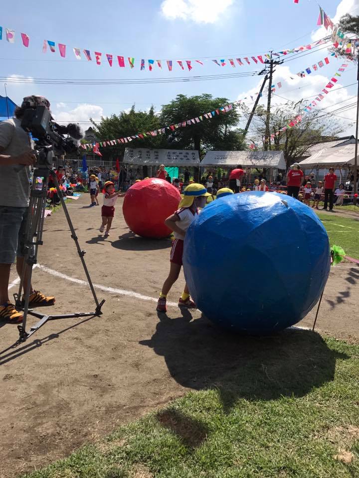 イングリッシュ幼児園のスポーツデイ