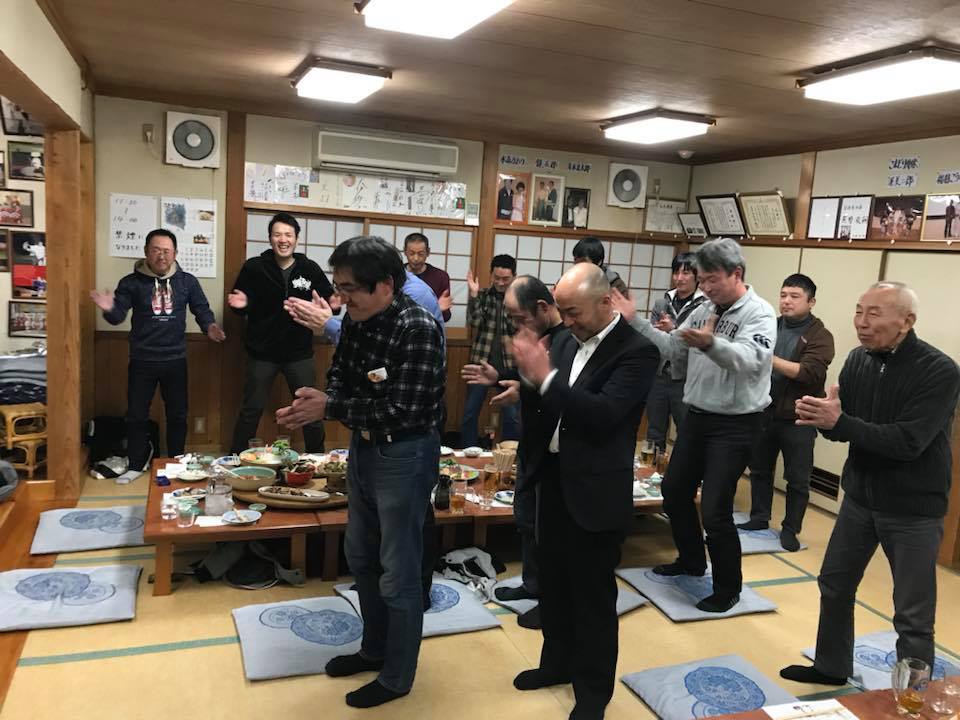 地元消防団の新年会