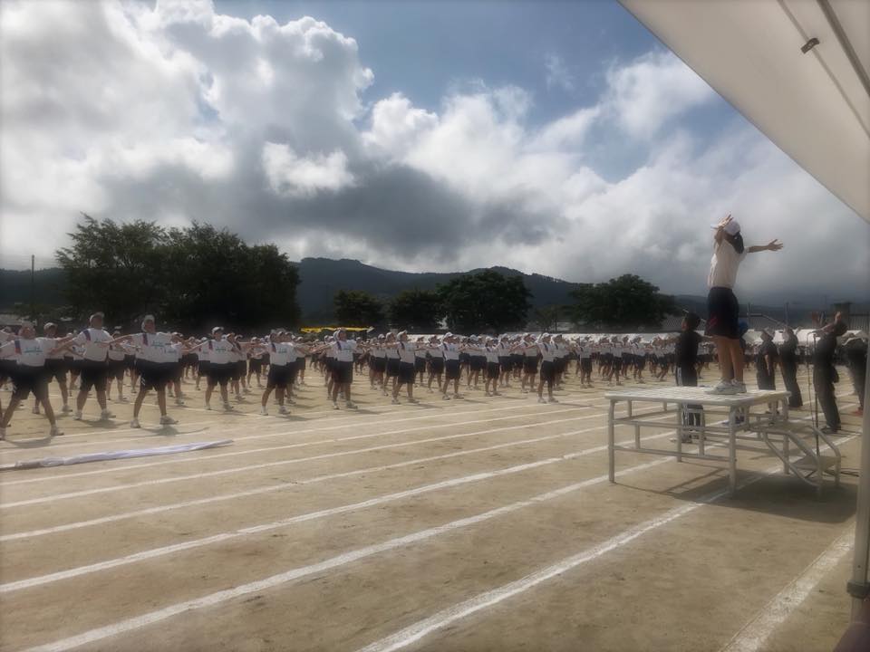 三股中学校の体育祭