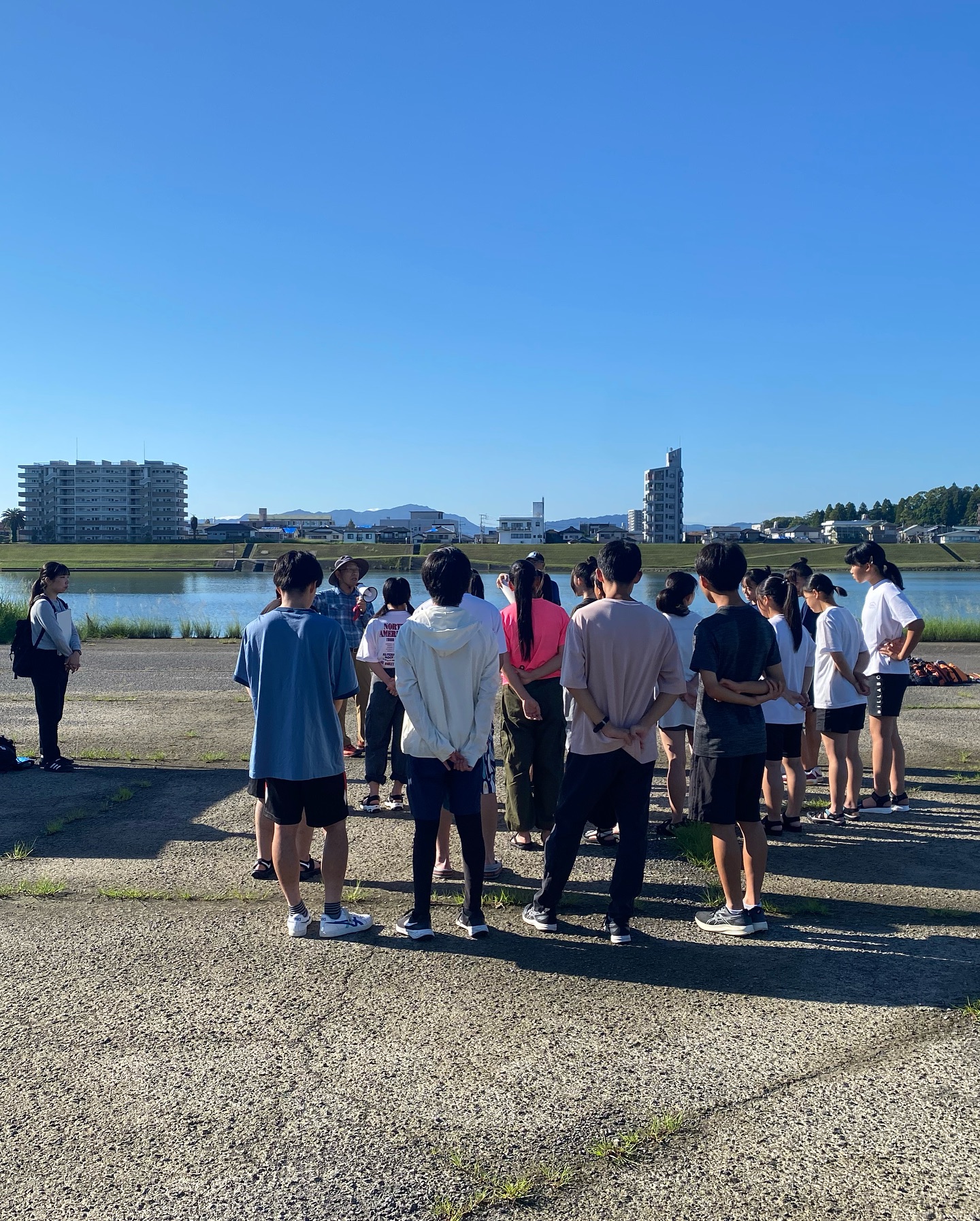 高校生修学旅行のカヌー体験